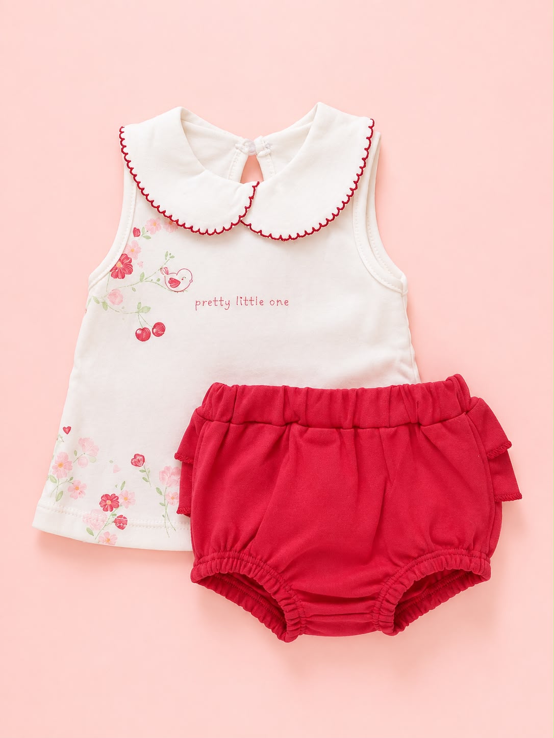 Conjunto Regata e Calcinha com Babado