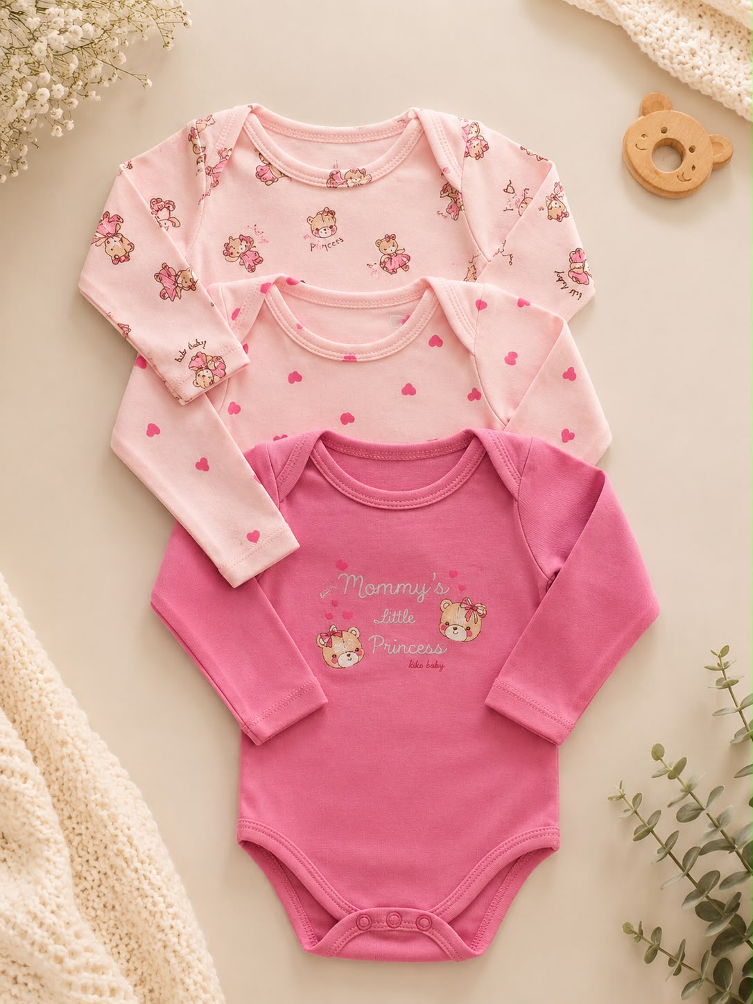 Conjunto Body 3 Peças Manga Longa