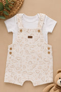 Conjunto Body Manga Curta Dino