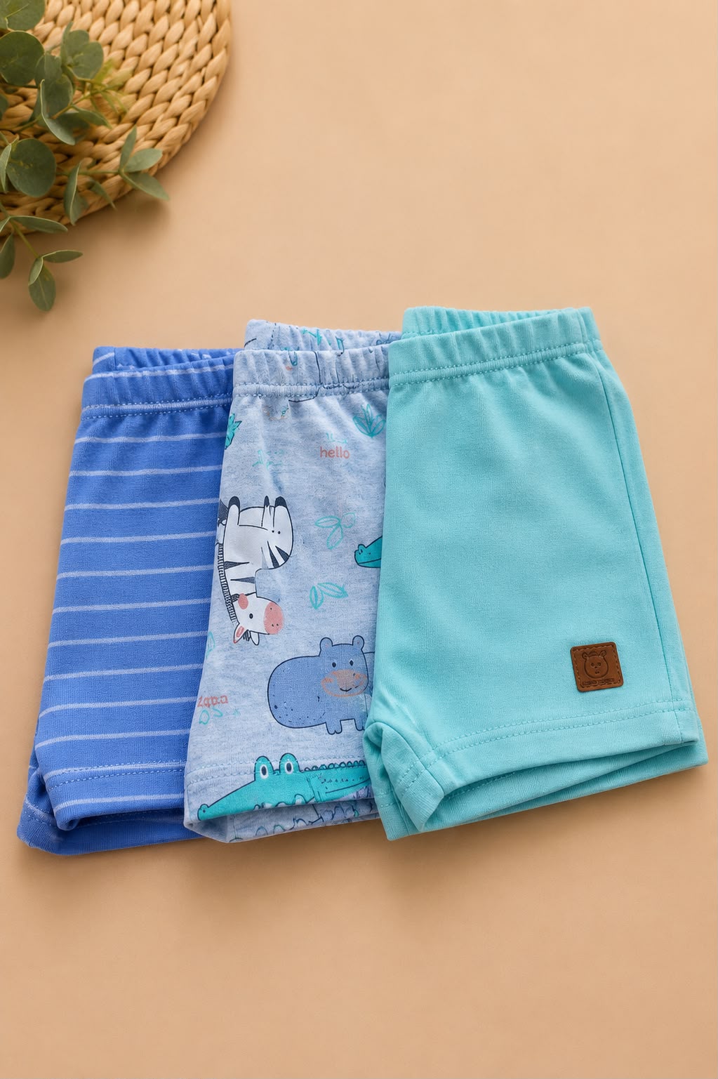 Conjunto Shorts 3 Peças