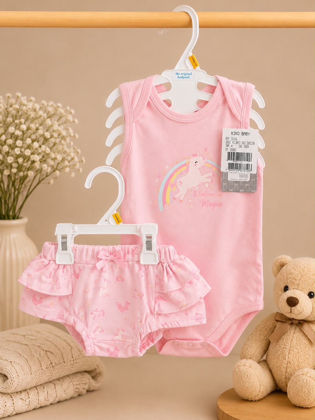 Conjunto Body/Cobre Fralda