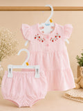 Conjunto Vestido/Cobre Fralda